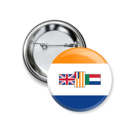 Значок 37мм Знамя ЮАР