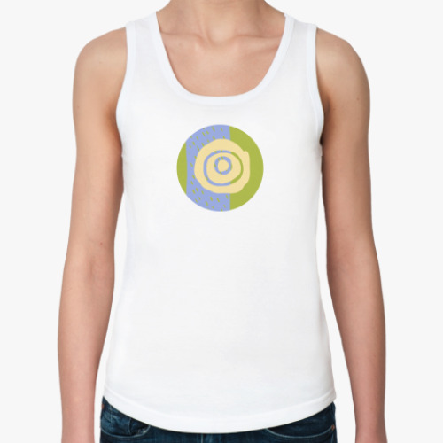 Женская майка с принтом Дизайн