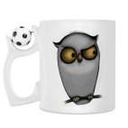 Кружка с футбольным мячиком