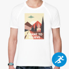 Мужская спортивная футболка