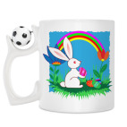 Кружка с футбольным мячиком