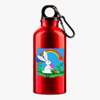 Металлическая бутылка 400 мл UV-DTF