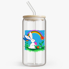 Банка с бамбуковой крышкой