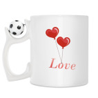 Кружка с футбольным мячиком