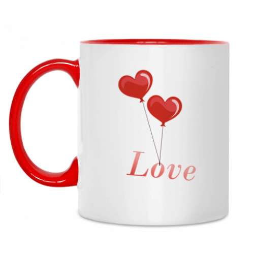 Кружка с принтом Сердце