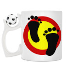 Кружка с футбольным мячиком