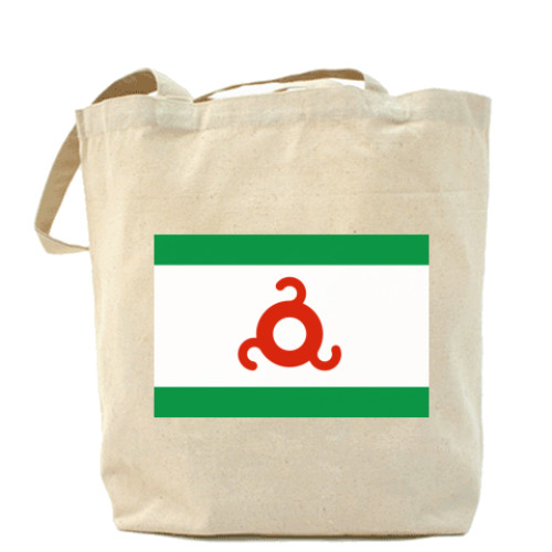 Сумка шоппер с принтом  Флаг Ингушетия