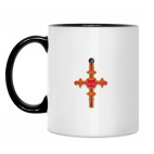 Кружка двухцветная