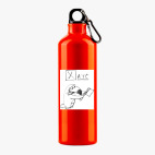 Металлическая бутылка 700 мл UV-DTF