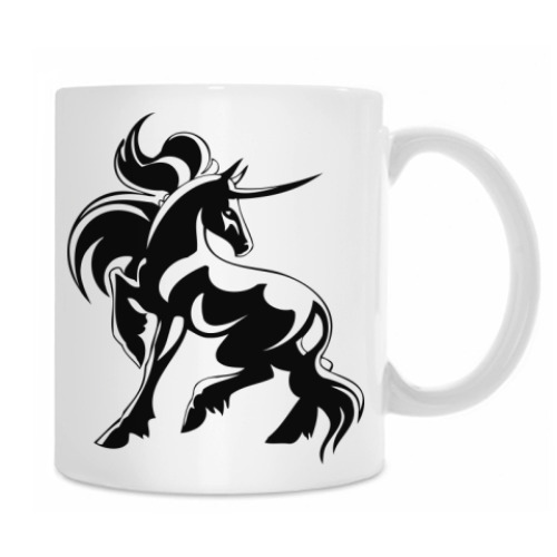 Кружка с принтом Единорог