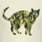 Кот цвета хаки (military cat) на 23 февраля