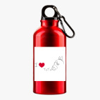 Металлическая бутылка 400 мл UV-DTF