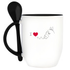 Кружка с ложкой