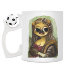 Кружка с футбольным мячиком