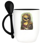 Кружка с ложкой