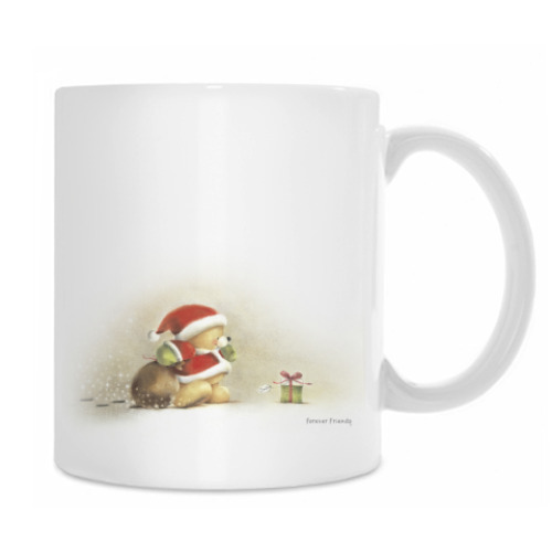 Кружка с принтом Friends Forever X-mas