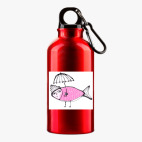 Металлическая бутылка 400 мл UV-DTF