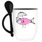 Кружка с ложкой