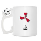 Кружка с футбольным мячиком