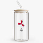 Банка с бамбуковой крышкой