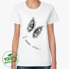Женская футболка органик