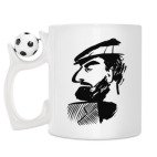 Кружка с футбольным мячиком