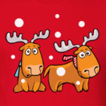 Олени с шарфами