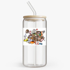 Банка с бамбуковой крышкой