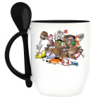 Кружка с ложкой