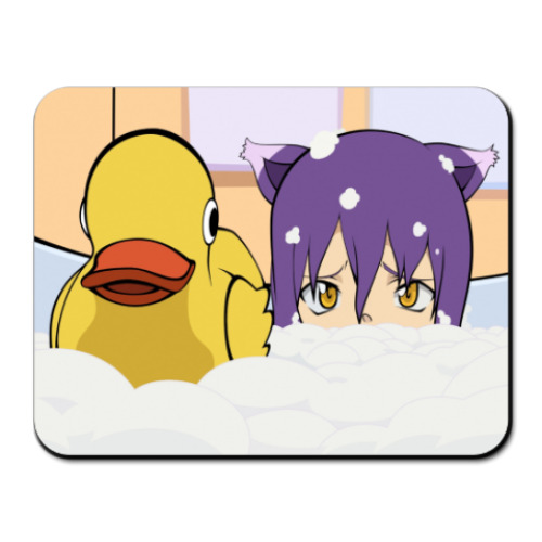 Коврик для мыши с принтом  Уточка