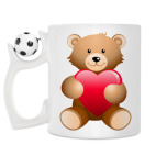 Кружка с футбольным мячиком