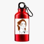 Металлическая бутылка 400 мл UV-DTF