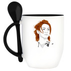 Кружка с ложкой