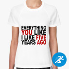 Женская спортивная футболка