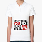 Женская рубашка поло