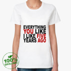 Женская футболка органик