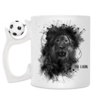 Кружка с футбольным мячиком