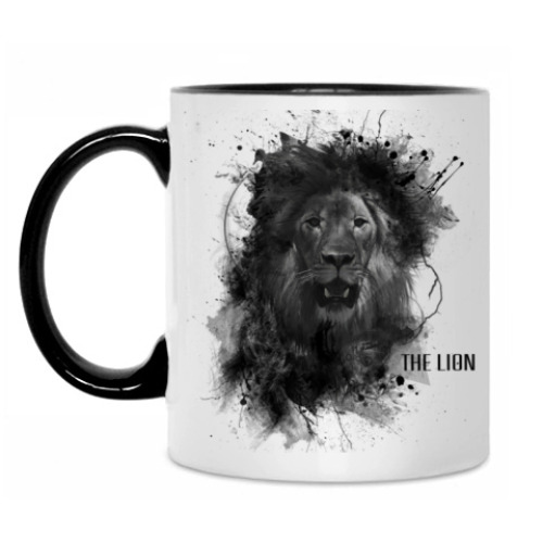 Кружка с принтом The Lion