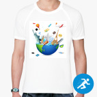 Мужская спортивная футболка