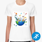 Женская спортивная футболка