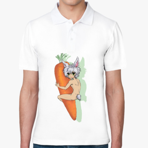 Рубашка поло с принтом кроль