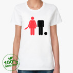 Женская футболка органик