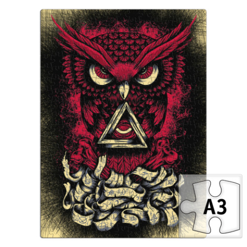 Пазл Сова (Owl) - всевидящее око