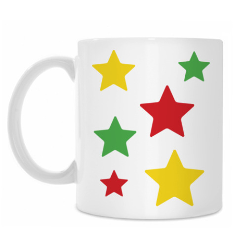 Кружка с принтом Звезды