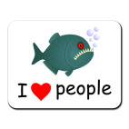 Коврик для мыши I love people