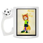 Кружка с футбольным мячиком