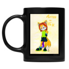 Кружка цветная UV-DTF