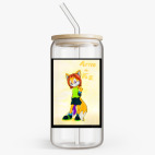 Банка с бамбуковой крышкой