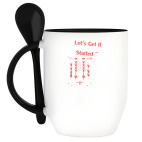 Кружка с ложкой