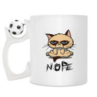 Кружка с футбольным мячиком